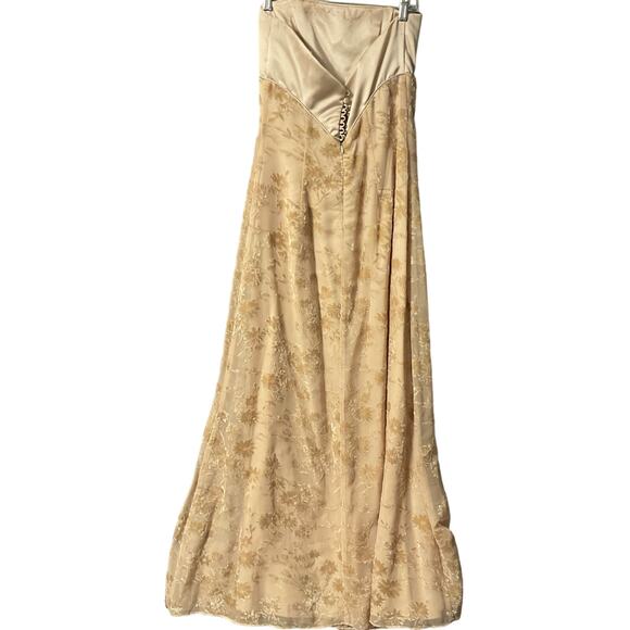 Vintage De Laru by Sheila Yen Evening Dress w/ Purse- Size 9/10 - Picture 4 of 11